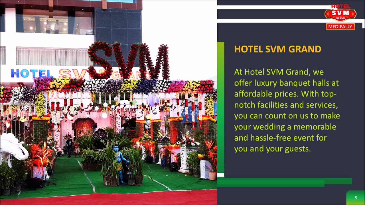 Hotel Svm Grand Hyderabad Telangana - Dream Wedding Ideas