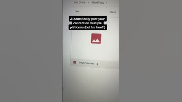 automatically post your content on multiple platforms but for free!