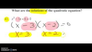 30-54 Algebra 2 wSupport Final Exam Study Guide Tutorial
