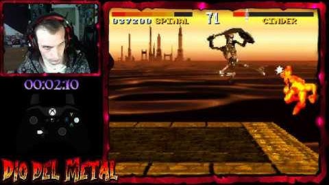 Killer Instinct Snes MSU-1 [KI Arcade Hack] Speedrun 09:12 Spinal Hardest Mode WR