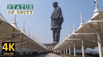 WORLDS TALLEST  STATUE || STATUE OF UNITY || 4K Ultra HD