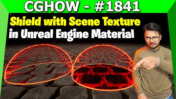 Shield With Scene Texture in Unreal Engine 5 Material Tutorial