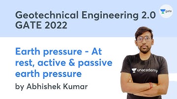 L 1 | Earth pressure - At rest, active & passive earth pressure | Geotechnical Engineering 2.0