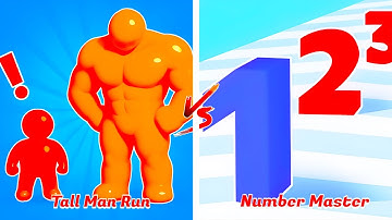 Tall Man Run vs Number Master 🌈🎯 Max Level Gameplay Walkthrough Android iOS Update S4K8