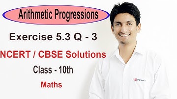 Exercise 5.3 - Question 3 (ix) NCERT / CBSE Solutions for Class 10th Maths Arithmetic Progressions