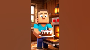 🎂 Steve Baked a Cake... But It Exploded! 💣😂#Minecraft #Shorts #Steve