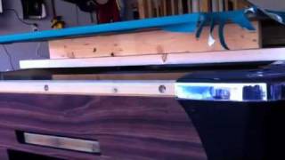How to refelt a coin operated pool table