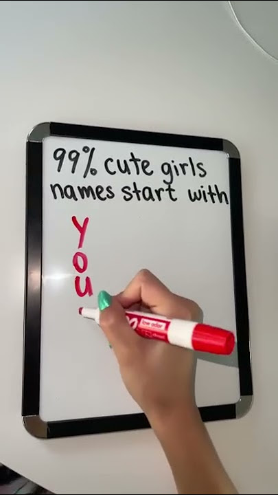 99% cute girl names start with… #shorts