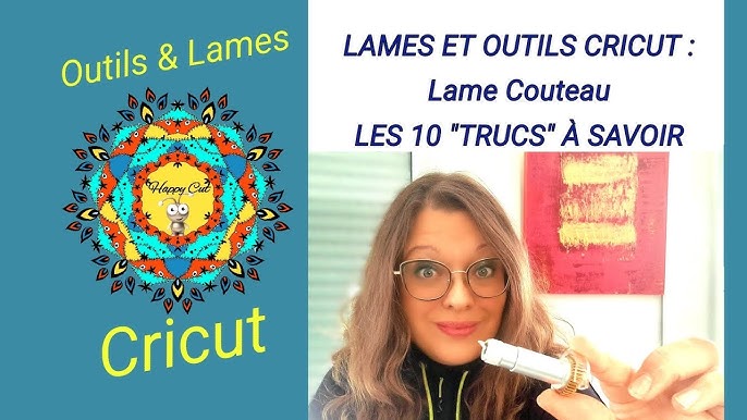 Cricut : Différences entre Lame Profonde et Lame Couteau des