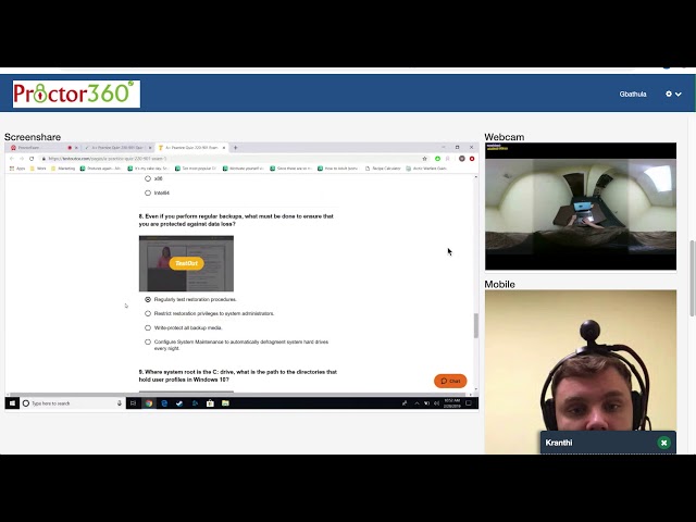 Proctor360 Exam Delivery Demo - Wyatt Use soft launch