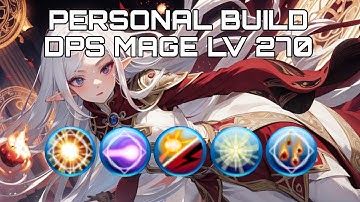 PERSONAL DPS MAGE BUILD LV 270 - TORAM ONLINE