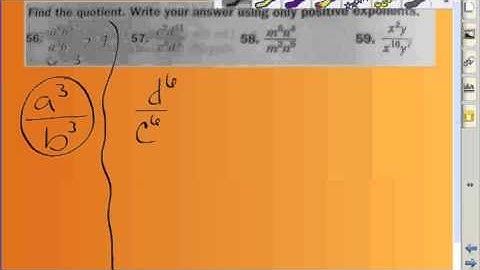 Quotients of Monomials