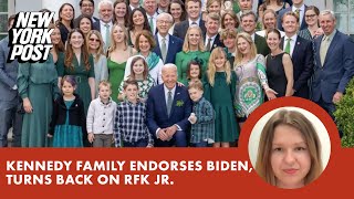 Kennedy family endorses Biden for president, turns back on RFK Jr.