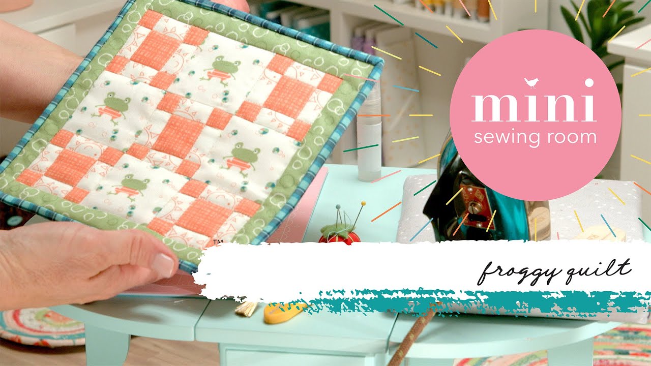 Mini Sewing Room: Nine Patch Block Mini Quilt