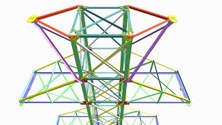 Transmission Tower - Tekla Structures