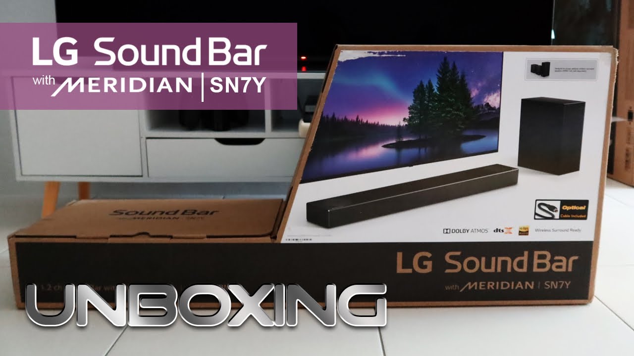 Unboxing Malaysia : LG Sound Bar SN7Y 