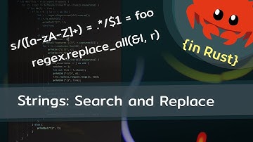 Rust Programming Exercises: Strings Search and Replace