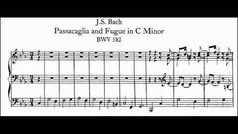 Thumbnail of J.S. Bach - BWV 582 - Passacaglia c-moll / C minor