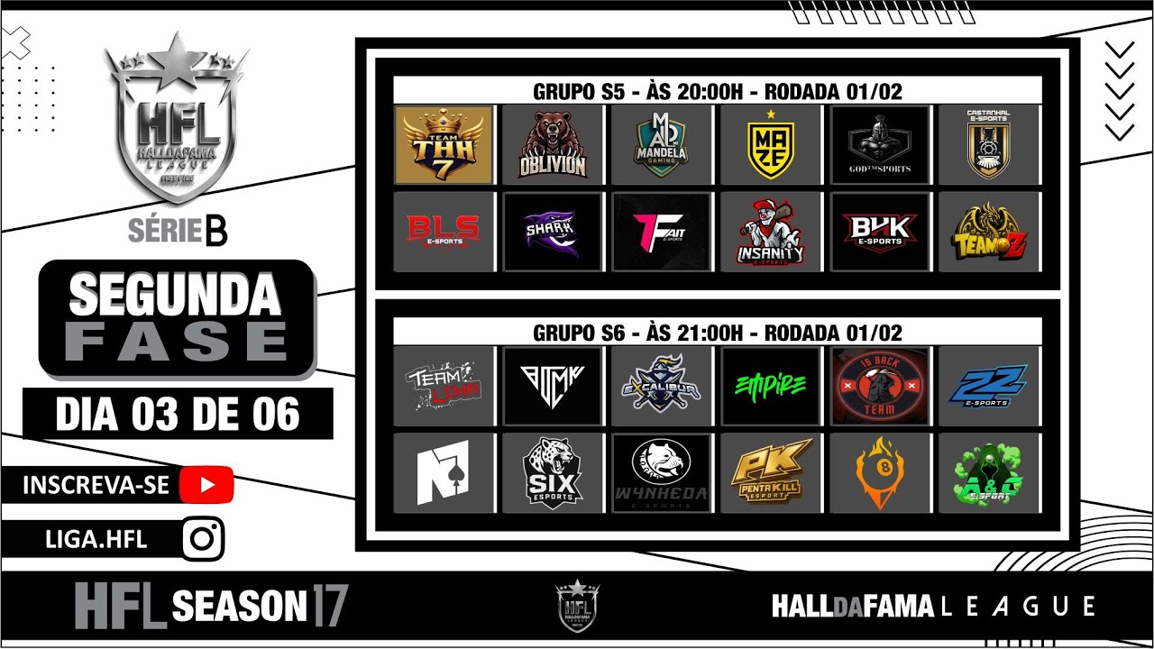 LIGA HFL SÉRIE B SEASON 17 - SEGUNDA FASE / DIA 3