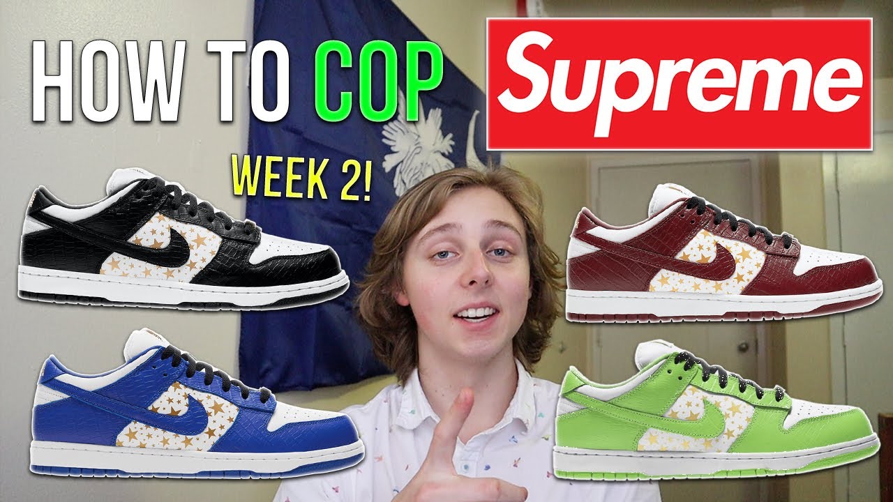 supreme dunks retail