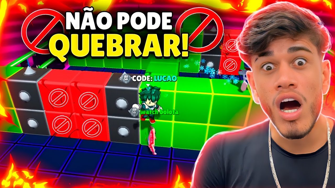 FIZEMOS O DESAFIO DE NÃO PODE QUEBRAR OS BLOCOS EM TODOS OS BLOCKDASH