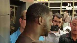 Cleveland Browns C Cam Erving discusses his injury