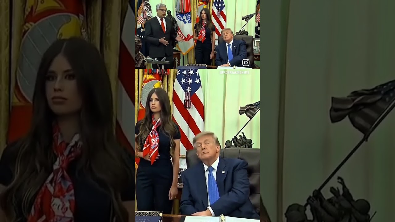Trump appears to doze off during Oval Office Executive Order Signing