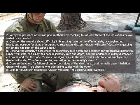 M7: Apply an Occlusive Dressing and Perform a Needle Chest Decompression