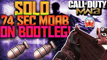 Fast Solo 74 Second MOAB On Bootleg! Call Of Duty Modern Warfare 3 Multiplayer Gameplay!