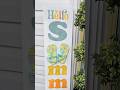 Summer DIY Porch Sign #dollartreediy #shorts #diybeautyonpurpose