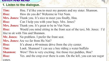 Unit 11 Traveling around Vietnam - listen and read