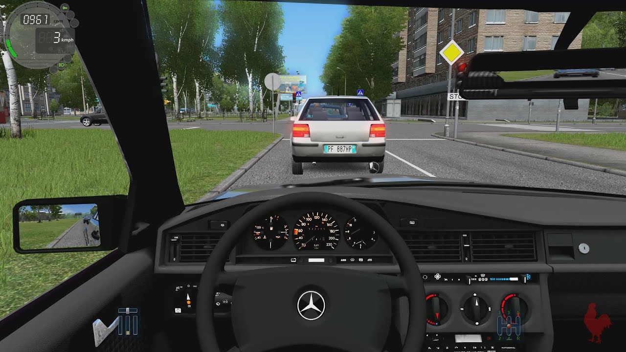 City Car Driving - Mercedes-Benz 190 TD 2.5 