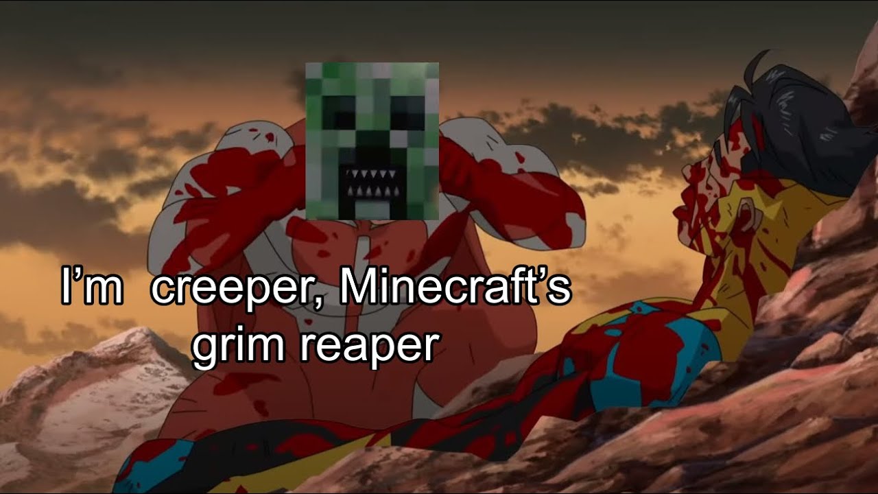 im a creeper minecraft grim reaper im a creeper minecraft grim reaper