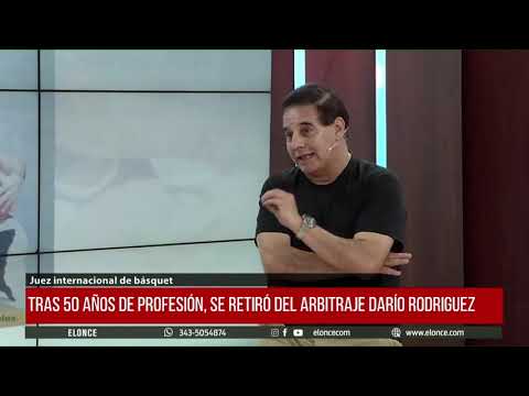 Darío Rodríguez en El Pelotazo: se retiró tras 50 años de arbitraje