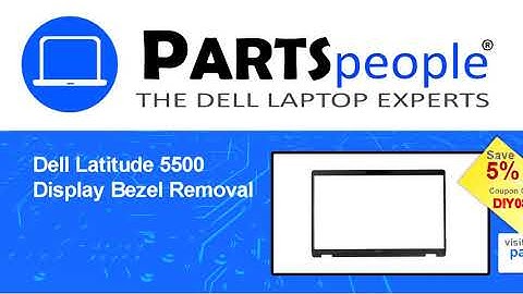 Dell Latitude 5500 (P80F001) Display Bezel How-To Video Tutorial