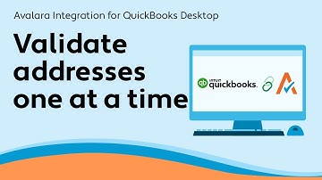 Validate addresses one at a time - Avalara Integration for QuickBooks Desktop