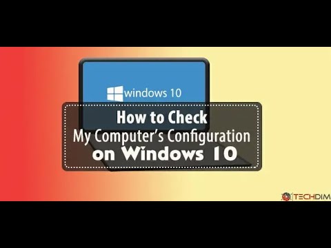 How to Check Computer Configuration