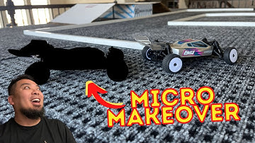I BUILT A MICRO RC CAR TRACK FOR UNDER $40! | Losi Micro B