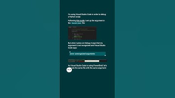 Visual Studio Code: How debug Python script with arguments #shorts