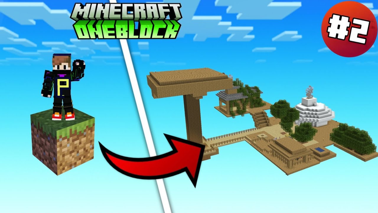 Minecraft OneBlock – EP 2: From Nothing to an EPIC Base! - YouTube