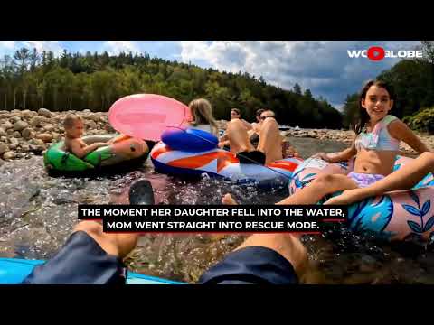 Mom Rescue Saves Daughter After a Sudden Tubing Fail