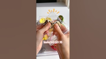 Unmold homemade fruit squishy - POV with @insta360 GO 3S