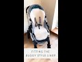 How To Fit Buggy Style Sheepskin Liner In Pram Harness Baa Baby