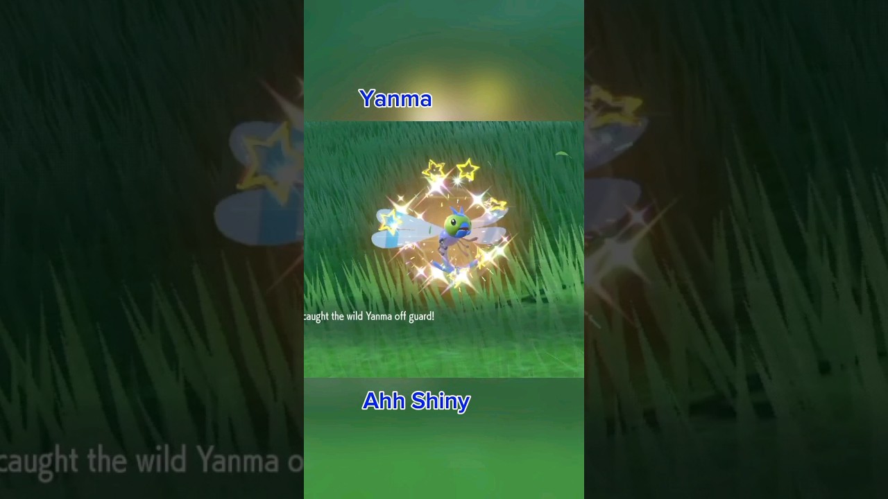Pokemon Scarlet: Shiny Yanma 