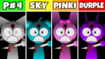 Incredibox Sprunki: Phase 4 But Everyone Is Sky VS Pinki VS Durple