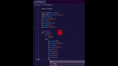 Tree in python! 🤯 #python