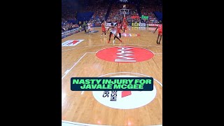 McGee Knee Injury