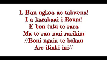 B'an ngkoa ae tabwena - Rotintebuka Male Singers