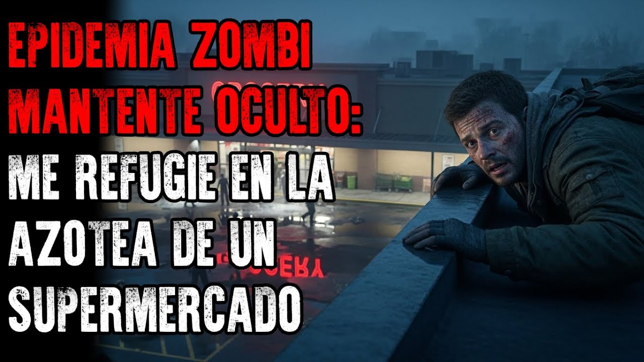 MANTENTE OCULTO: Me refugié en la azotea de un supermercado | Creepypasta