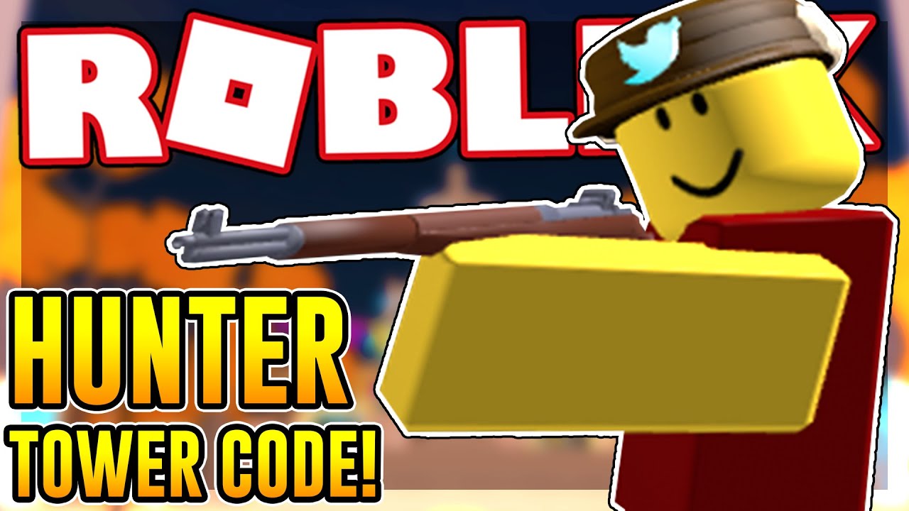 New Code For The Hunter Tower In Tower Defense Simulator Roblox Youtube - how to get hunter in tower defense simulator roblox